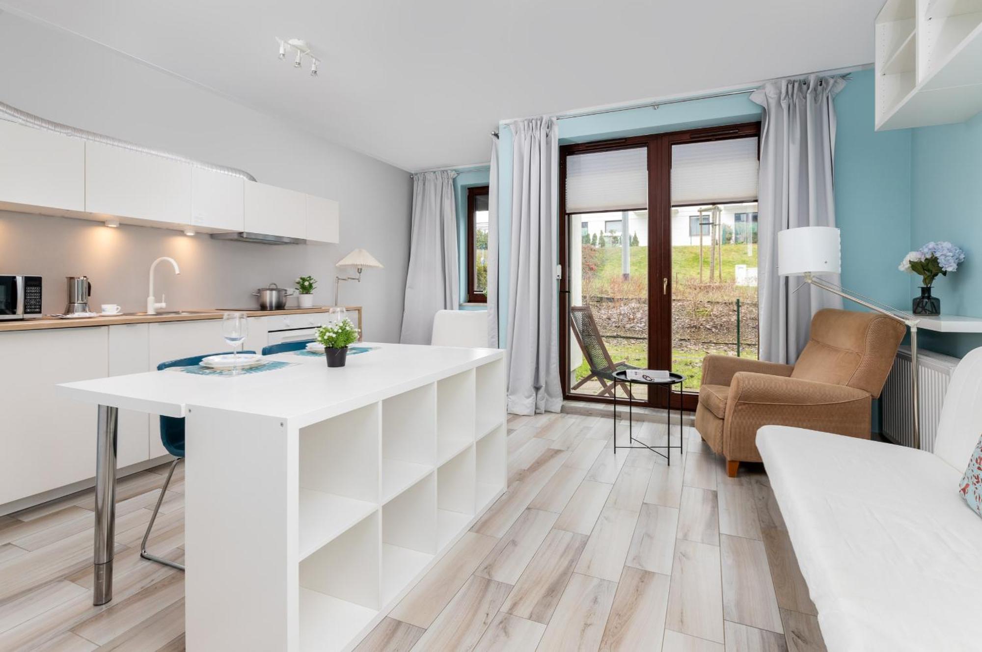 Pastel Lawendowe Wzgorze Studio With Balcony And Parking By Noclegi Renters Гданьск Экстерьер фото