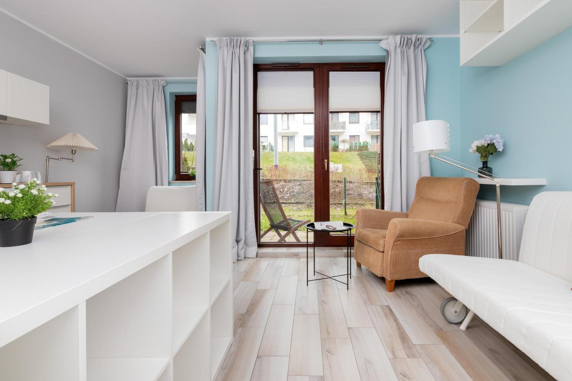 Pastel Lawendowe Wzgorze Studio With Balcony And Parking By Noclegi Renters Гданьск Экстерьер фото